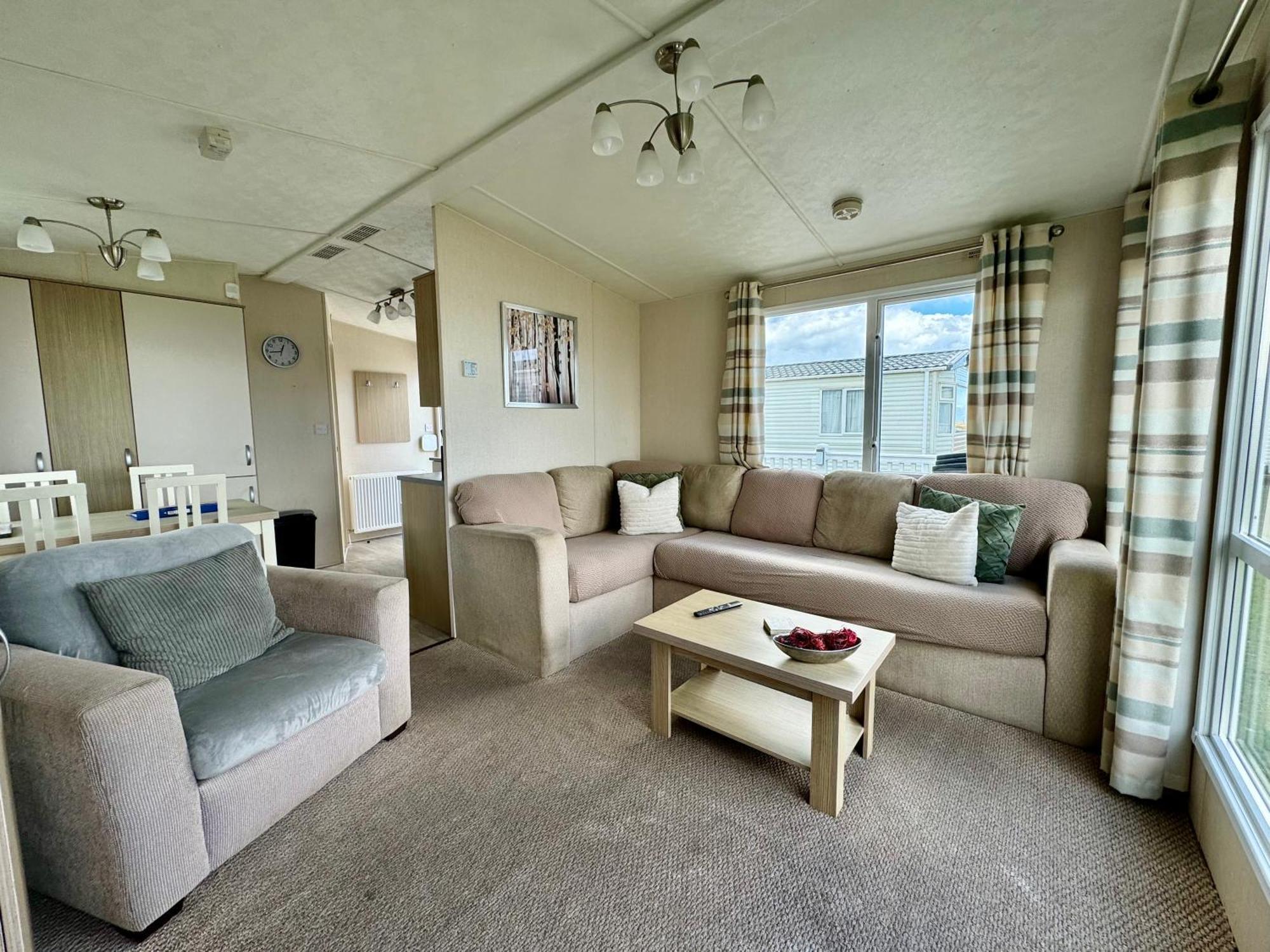 Campsite New Sea View Platinum Caravan With Huge Decking Newcastle upon Tyne